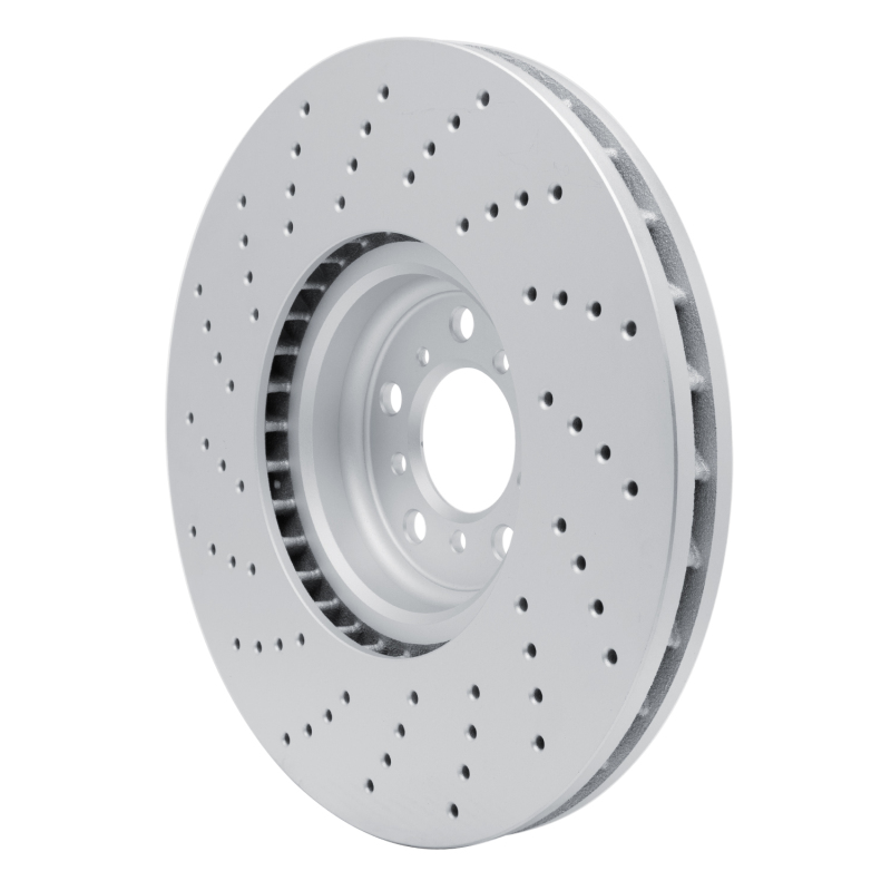 BMW X6 Brake Rotor (1) - Right Front - R1 Concepts - GeoSPEC Coated, Drilled - `15-`19